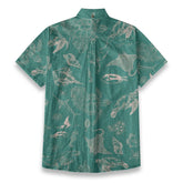 Naturalist – Vintage  bottom line drawing style Hawaiian shirt